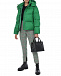 Короткая зеленая куртка с капюшоном Naumi | Фото 3