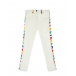 Белые джинсы с разноцветным лого Stella McCartney | Фото 1