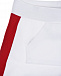 Белые шорты с красными лампасами Monnalisa | Фото 3