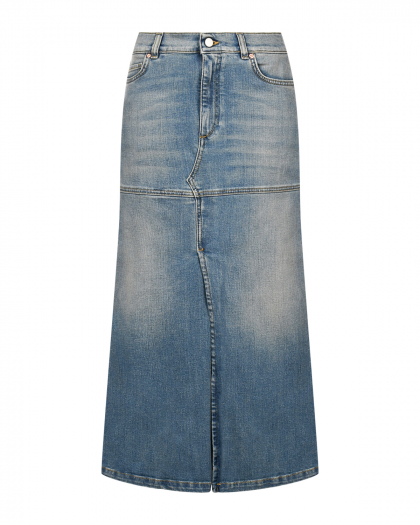 Джинсовая юбка с асимметричным подолом Dorothee Schumacher | Фото 1