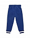 Синие спортивные брюки с карманом-кенгуру Monnalisa | Фото 2