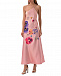 Розовое платье с цветочным принтом Vivetta | Фото 4