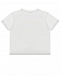 Белая футболка с фиолетовым логотипом Dolce&Gabbana | Фото 2