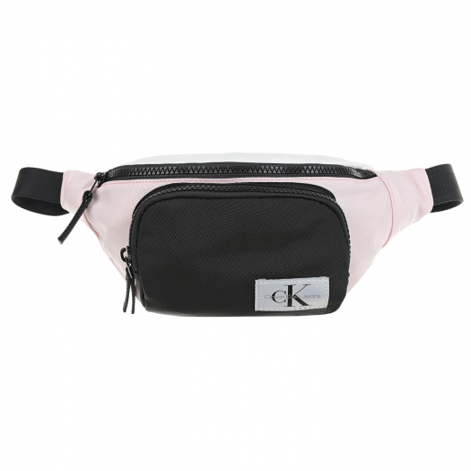 Розовая сумка-пояс с черным карманом, 24x15x9 см Calvin Klein | Фото 1