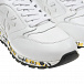 Белые кроссовки с лого в тон will be Premiata | Фото 6