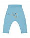 Голубые спортивные брюки с принтом &quot;хамелеон&quot; Sanetta Kidswear | Фото 2