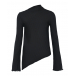 Черный асимметричный блузон ROHE | Фото 1