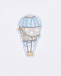 Слюнявчик с вышивкой &quot;воздушный шар&quot; Lyda Baby | Фото 3