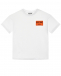 Белая футболка с контрастным логотипом Moschino | Фото 1