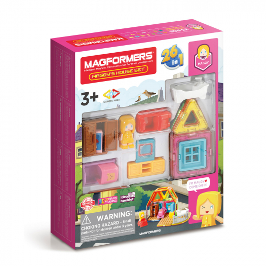 Магнитный конструктор Maggy's House Set, 24,5х6,5х28,5 см MAGFORMERS | Фото 1