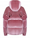 Розовая бархатная куртка с воланом Philipp Plein | Фото 2