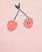 Розовый свитшот с вышивкой &quot;вишни&quot; Sanetta Kidswear | Фото 3