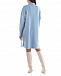 Голубое платье-рубашка из шерсти и кашемира Allude | Фото 4