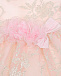 Розовое платье из шелка с вышивкой  | Фото 3