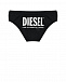 Плавки черные, принт белый лого сзади Diesel | Фото 2