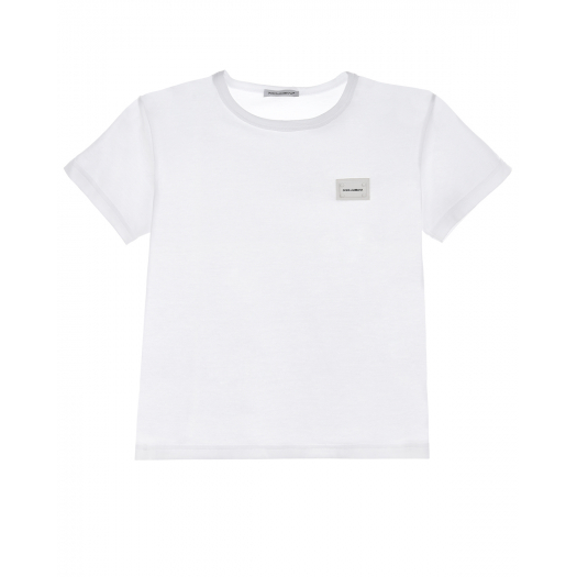 Базовая белая футболка Dolce&Gabbana | Фото 1