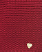 Красный вязаный шарф 150х22 см Il Trenino | Фото 3