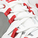 Белые кроссовки с красными и серыми вставками Dolce&Gabbana | Фото 6
