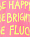 Розовая футболка с принтом &quot;Be Happy&quot;  | Фото 3