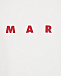 Белая футболка с красным лого MARNI | Фото 3