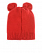 Красная шапка из шерсти с &quot;ушками&quot; Aletta | Фото 2
