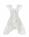 Кремовое платье с аппликацией &quot;Бабочка&quot; Stella McCartney | Фото 2