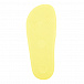 Желтые шлепанцы с перфорированным логотипом GUCCI | Фото 5
