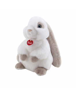 Игрушка мягконабивная Бело-серый кролик Клемент, 20х27х20 см Trudi , арт. 23705 | Фото 1