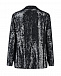 Черный пиджак с вышивкой пайетками Parosh | Фото 4
