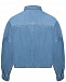 Куртка джинсовая укороченная с логотипом, голубая Philosophy di Lorenzo Serafini Kids | Фото 2