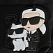 Рюкзак силикон пэтч Karl с кошкой, черный Karl Lagerfeld kids | Фото 5