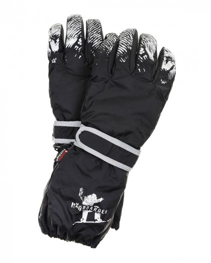 Непромокаемые перчатки со сноубордистом MaxiMo | Фото 1