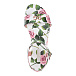Босоножки с принтом &quot;Тропические розы&quot; Dolce&Gabbana | Фото 4
