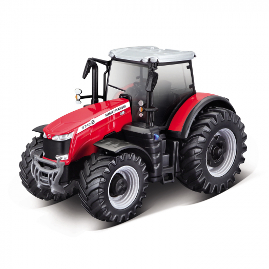 Игрушечный трактор BB 10 cm Farm Tractor - Massey Ferguson 8740S Bburago | Фото 1