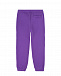Фиолетовые спортивные брюки с патчем &quot;медвежонок&quot;  | Фото 2