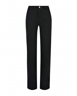 Черные джинсы BOYFRIEND длиной 7/8 Pietro Brunelli Черный, арт. JPBOYF DE0095 W999 | Фото 1