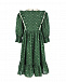 Зеленое платье в белый горошек GUCCI | Фото 2