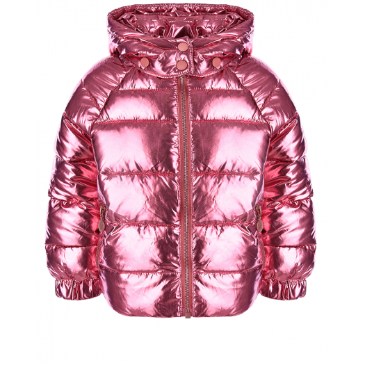 Розовая блестящая куртка Stella McCartney | Фото 1