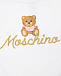 Белая футболка с золотистым лого Moschino | Фото 3