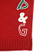 Красный шарф с логотипом Dolce&Gabbana | Фото 3