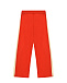 Красные брюки с кремовыми лампасами  | Фото 3