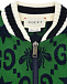 Зеленая спортивная куртка на молнии GUCCI | Фото 3
