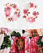 Платье с цветочным принтом и аппликацией Dolce&Gabbana | Фото 3
