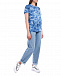 Синяя футболка с эффектом tie-dye Forte dei Marmi Couture | Фото 4