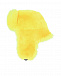 Желтая меховая шапка-ушанка Рина Поплавская | Фото 3