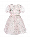 Светло-розовое платье с цветочным принтом Monnalisa | Фото 3