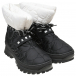 Черно-белые ботинки со стеганой отделкой MARNI | Фото 1