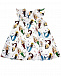Белое платье с принтом &quot;русалки&quot; Stella McCartney | Фото 2