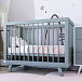 Кроватка для новорожденного, модель Aria серая Lilla | Фото 6