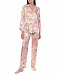 Шелковая пижама с цветочным принтом  | Фото 2